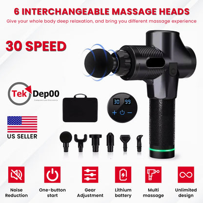 Deep-Tissue Massage Gun